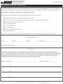 Form - Vr-460 - Disclosure Of Former Vehicle Use - Motor Vehicle Administratio - 2013