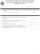 Employer-provided Long-term Care Benefits Tax Credit Worksheet For Tax Year 2007