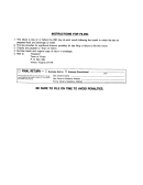Instructions For Filing Form - State Of Virginia