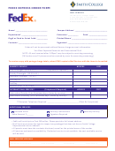 Fedex Express Order Form