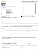 Form 81 - Statement Of Resignation Of Registered Agent 35-7-111, Mca
