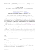 Form 781 - Request For Books, Records And Other Documents
