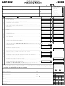 Form Ar1002 - Fiduciary Return - 2005 Printable pdf