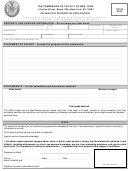 Form Tc159 - Affidavit In Support Of Application - 2010