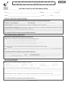 Student Health Information - School Form - 2015