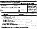 Declaration Of Estimated Bowling Green Income Tax Form - 2007
