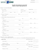 Maine Ems Service License Application Sheet For Renewal