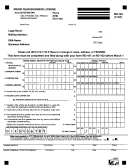 Form Rd-104 - Prior Year Business License - Adjusted Return