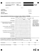 Form Rd-106 - Convention And Tourism Tax - Hotel/motel Form