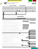 Fillable Form 4i - Insurance Company Franchise Tax Return - 2005 Printable pdf
