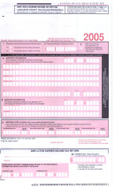 Local Earned Income Tax Return Form - Lancaster County 2005