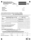 Fillable Form Rd-101 - Business License Application Printable pdf