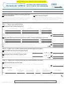 Fillable Form Il-1040 - Schedule 1299-C - Income Tax Subtractions And Credits (For Individuals) - 2005 Printable pdf