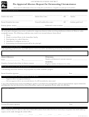 Pre-approved Absence Request For Extenuating Circumstances Form