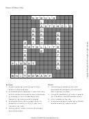 Space Crossword Worksheet With Answer Key