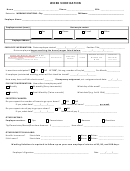 Work Verification Form