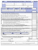 Form 2s - Montana Individual Income Tax Return - Short Form - 2005