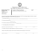 Transfer Of Reserved Name (domestic And Foreign Business Entity) - Commonwealth Of Kentucky