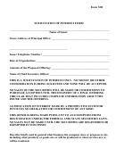 Form Soi - Issuer Solicitation Of Interest Form