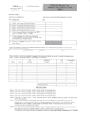 Form Das-28 - Vehicle Rental Tax Annual Reconciliation - 2001