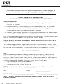 Hold Harmless Agreement Form For Pta Fundraising Vendors/concessionaires/service Providers