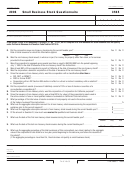 California Form 3565 - Small Business Stock Questionnaire - 2006