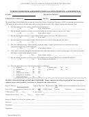 Tb Risk Assessment Form - Stafford County Public Schools