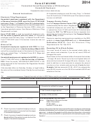 Form Ct-W3 Hhe - Connecticut Annual Reconciliation Of Withholding For Household Employers - 2014 Printable pdf