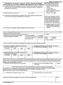 Atf Form 4 - Application For Tax Paid Transfer And Registration Of Firearm