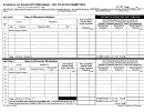Form Ct-107 - Schedule Of Sales Into Wisconsin-out-of-state Permittees