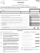 Form Mt-53 - Schedule E Beer And Similar Fermented Malt Beverages - New York State Department Of Taxation And Finance