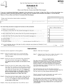 Form Mt-53 - Schedule E New York City Beer And Similar Fermented Malt Beverages - New York State Department Of Taxation And Finance