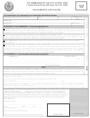 Form Tc150 - Supplemental Application - 2010
