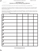 Form 49103 - Schedule 8-d Of Indiana Affiliated Group Members - Indiana Department Of Revenue