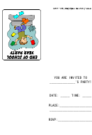 End Of School Year Party Invitation Template