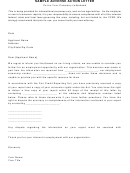 Sample Adverse Action Letter Form