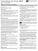 Instructions For Form 8857 (Rev. June 2007) Printable pdf