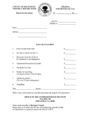 County Of Botetourt, Monthly Report Food Report Form For Month - State Of Virginia