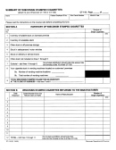 Form Ct-118 - Summary Of Wisconsin Stamped Cigarettes - Wiskonsin Department Of Revenue