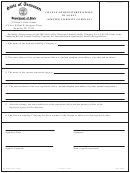 Form Ss-4252 - Change Of Registered Office By Agent (limited Liability Company) Form - Department Of State - Tennessee