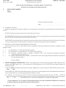 Form 8554 - Application For Renewal Of Enrollment To Practice Before The Internal Revenue Service - 1998