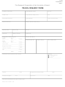 Rcuh Form 14 - Travel Request - 1994