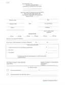 Form 78 - Request For Extension And Tentative Declaration For Filing The Volume Of Business Declaration