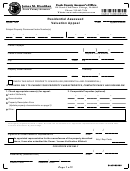 Fillable Residential Assessed Valuation Appeal Form Printable pdf