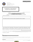 Certificate Of Amendment - Nevada Secretary Of State