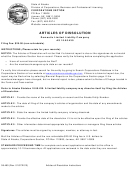 Form 08-490 - Articles Of Dissolution Domestic Limited Liability Company - 2013