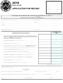 Form 211-22 - Application For Refund - 2012