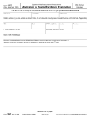 Form 2587 - Application For Special Enrollment Examination