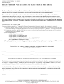 Form K-wc 96 - Registration For Access To Electronic Records Form - Kansas Department Of Labor