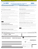 Form Il-505-l - Automatic Extension Payment - 2009